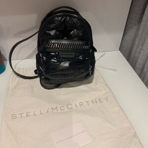 Stella McCartney Black Mini Backpack